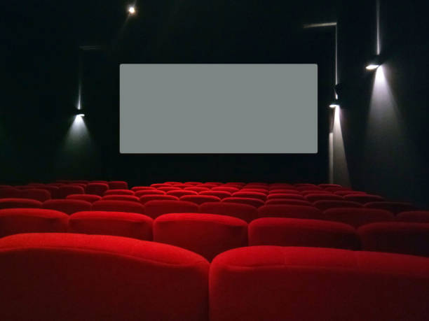 istock Empty red seats in cinema. 1193507834
