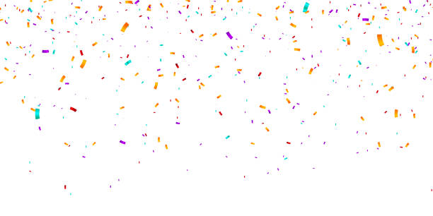 istock Confetti Background. Vector illustration confetti background. Party and birthday confetti vector background 1193509274