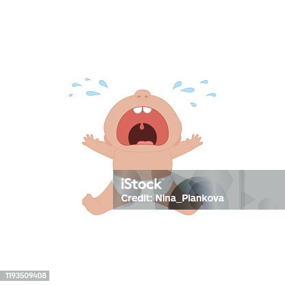 Free Vectors: Hungry baby crying | Vector Open Stock