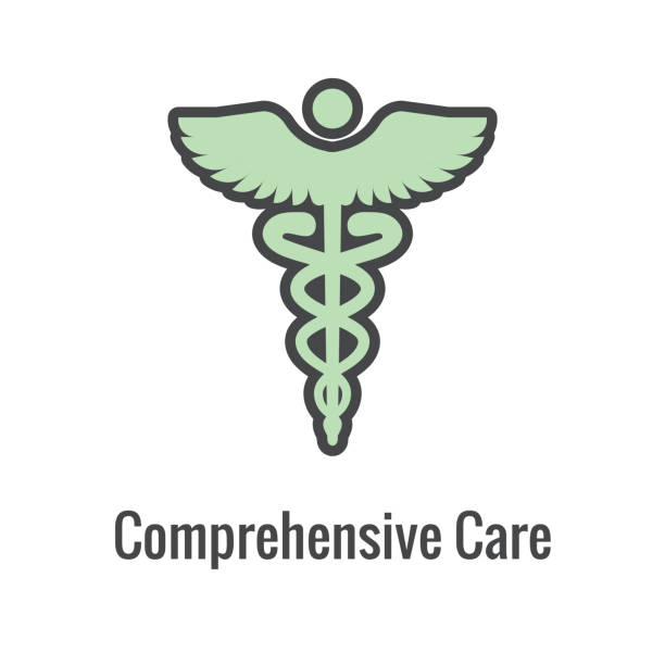 istock Comprehensive Care Icon with health related symbolism and image 1193510659