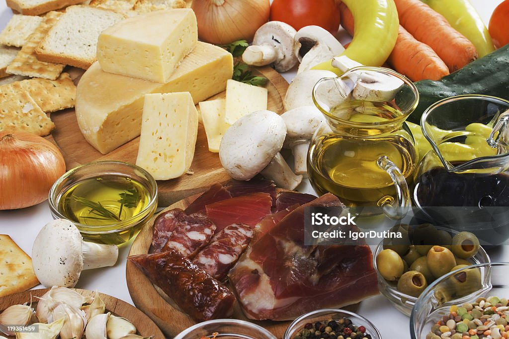 Tradicional ingredientes alimentares - Royalty-free Alho Foto de stock
