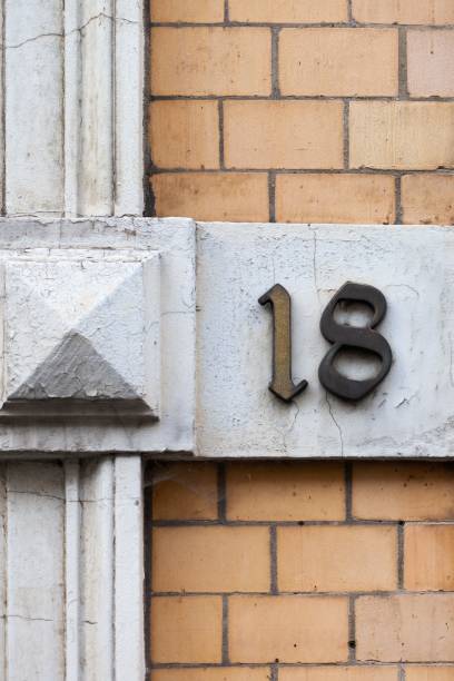 istock European House Number 18 1193517949