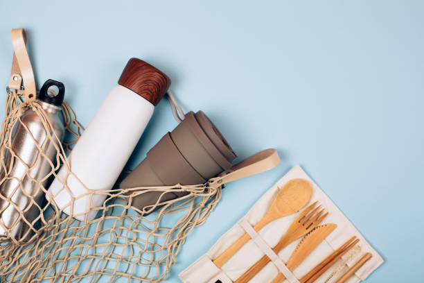 istock Group of zero waste products 1193518591