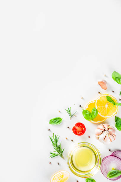 istock Cooking background with vegetables and herbs 1193522232