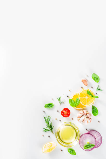 istock Cooking background with vegetables and herbs 1193522434