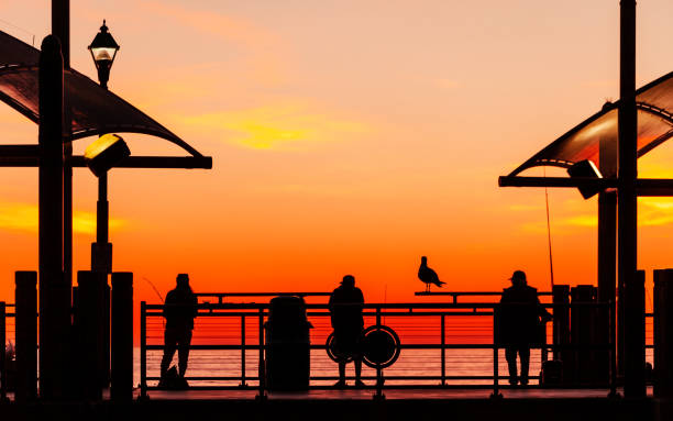 The beauty moment in Ancol Beach, Jakarta.