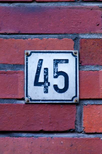 istock European House Number 45 1193522975