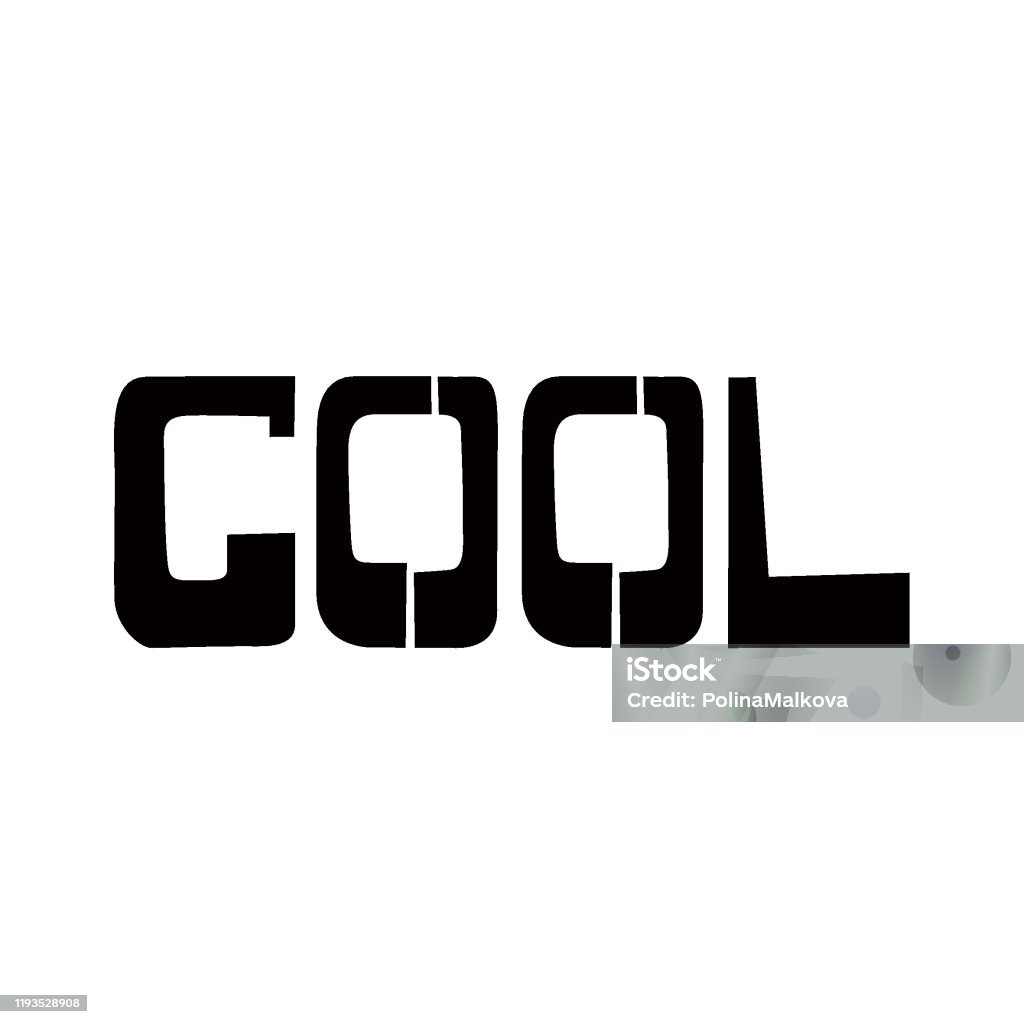 Cool Lettering Paint Cool Stencil Lettering Spray Paint Graffiti On White Background Design ...