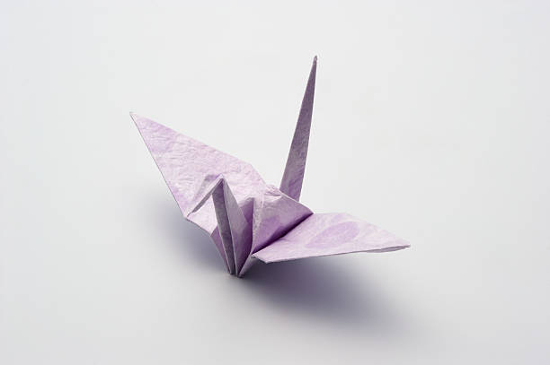 istock Japanese paper crane 119352982