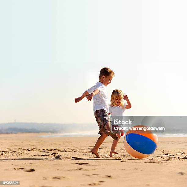 Beach Ball Joy Stock Photo - Download Image Now - Active Lifestyle, Activity, Beach