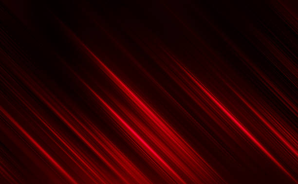 abstrait rouge et noir sont motif de lumière avec le gradient est le avec le mur de plancher métal texture soft tech diagonale fond noir noir élégant moderne. - abstract light textured textured effect photos et images de collection