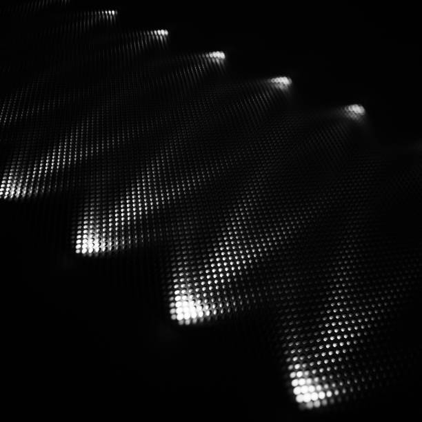 istock Spot photometric lights. Metal textured surface 1193534898