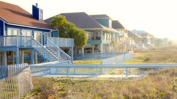 istock Beach Houses, Florida, USA. 1193537875