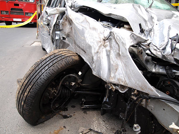 istock Car wreck in Port Louis 119353805