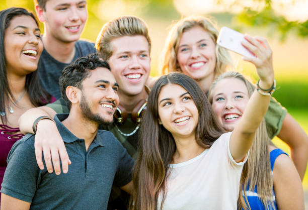 istock Multi-Ethnic University Self Portrait stock photo 1193538815