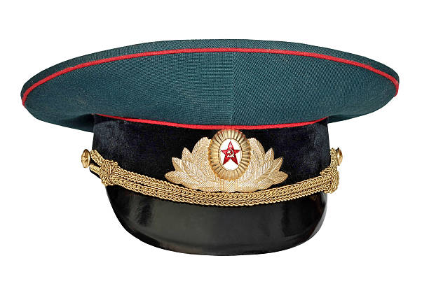 military cap stock photo