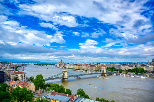 istock Budapest, Hungary along the Danube River from Fisherman's Bastion 1193540445