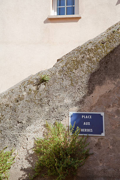 place aux herbes, Saint-Tropez stock photo