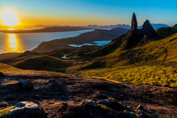 istock Sunrise at the Storr 1193543492
