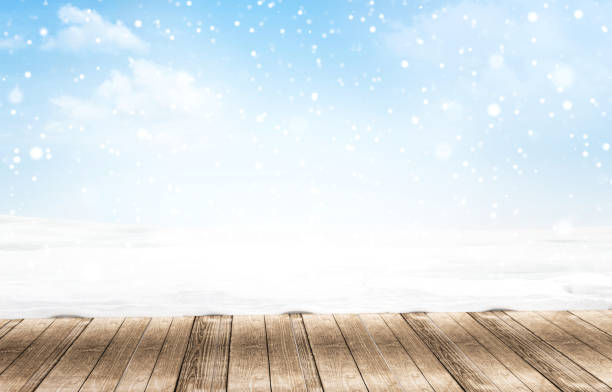 istock wooden flooar winter snow background 3d-illustration 1193543871