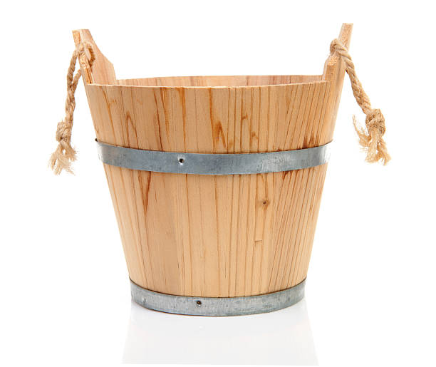 istock wooden sauna bucket 119354518