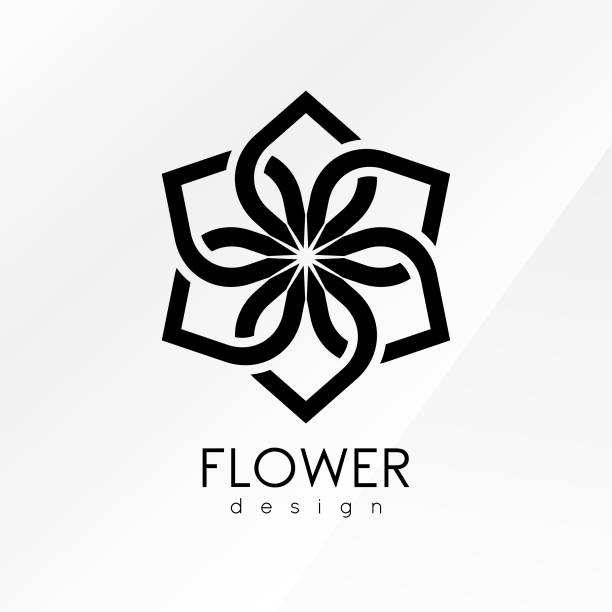 kreatywny szablon projektu inspiracji kwiatami - indulgence stock illustrations