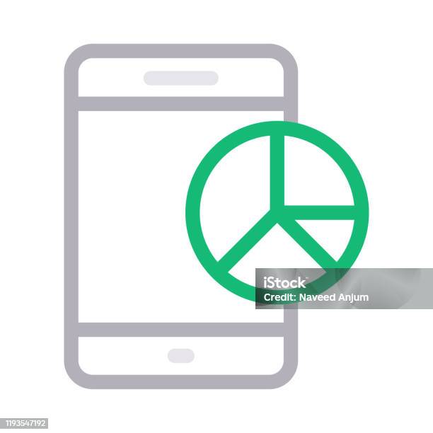 Mobile Chart Stock Illustration - Download Image Now - Business ...