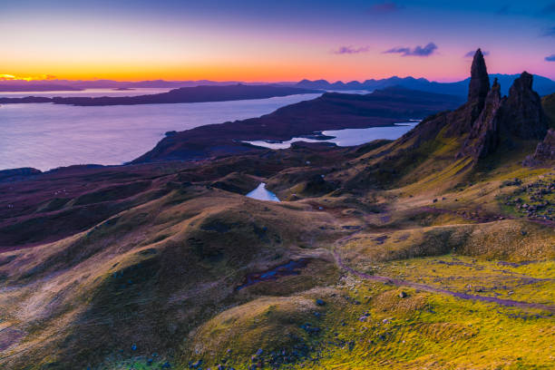 istock Sunrise at the Storr 1193549835