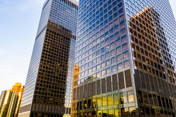 istock Aerial Business district architecture in Los Angeles 1193552794