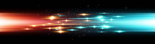 istock Power energy. Futuristic Flash. Magic sparks. Neon lines. Glow effect. Beautiful light. Glint cosmic rays. Mystical shine streaks. Empty place. Abstract background. Vector. 1193554388