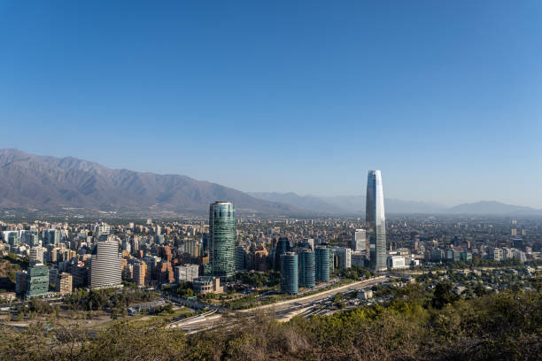 istock Santiago Financial District from San Cristobal Hill 1193558134