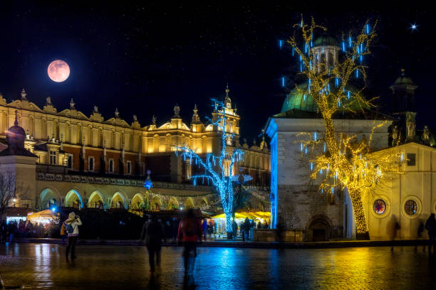 Christmas time in Krakow, Poland