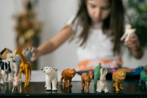 istock Plastic ZOO animal toys 1193569612