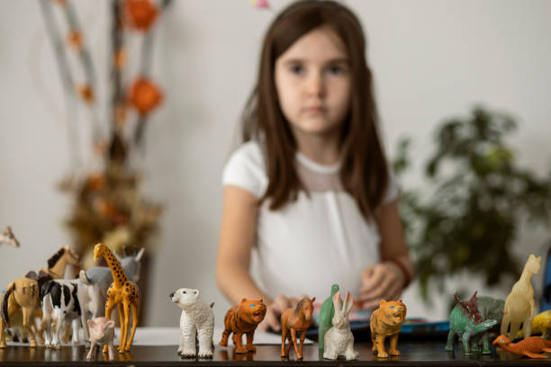 istock Plastic ZOO animal toys 1193569637