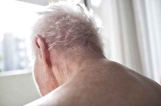 istock Behind of elderly woman 1193571441