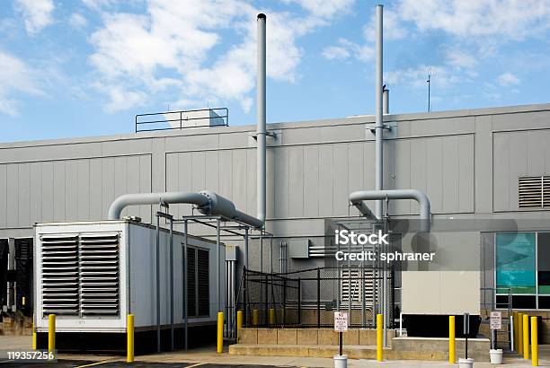 대기모드 제네레이터 발전기에 대한 스톡 사진 및 기타 이미지 - 발전기, 0명, 공장-산업 건물