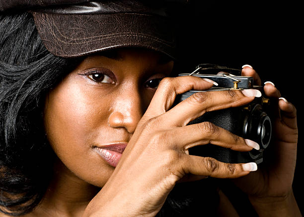 istock Black Female Photographer 119357315