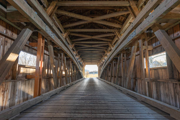 istock Travel Through Pinetown Covered Bridge 1193573983