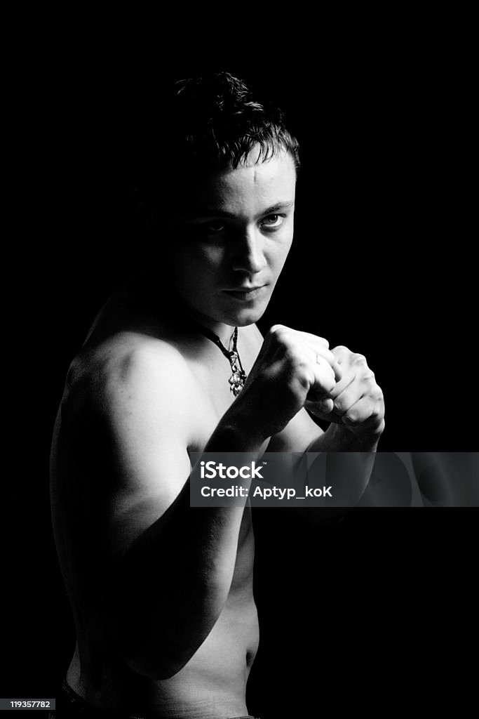Jovem Boxeador - Royalty-free Adulto Foto de stock