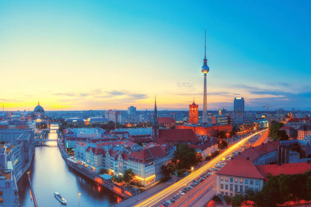 istock Skyline Of Berlin in the evening 1193580293