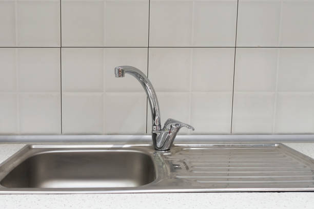 istock Detail of a kitchen sink 1193584512