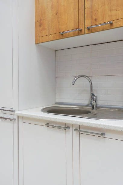 istock Detail of a kitchen sink 1193584650