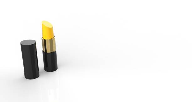 istock Lipstick isolated on white Background, Cosmetic, 3D Rendering 1193586357