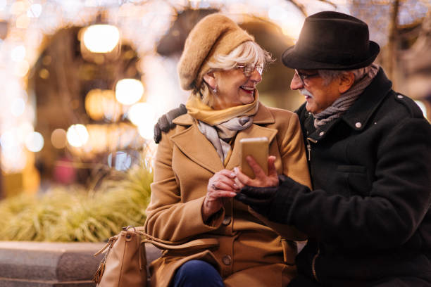 istock Grandma and grandpa using smart phone 1193602006