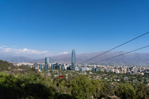 istock Santiago Financial District from San Cristobal Hill 1193613811