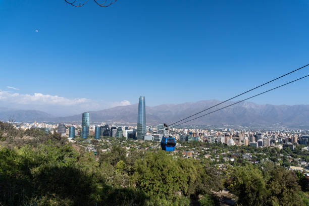 istock Santiago Financial District from San Cristobal Hill 1193613813