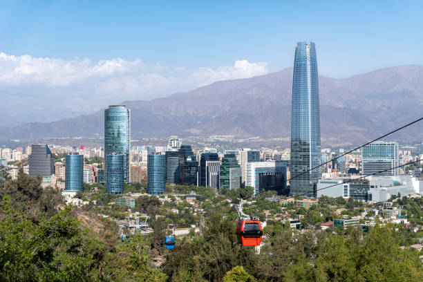 istock Santiago Financial District from San Cristobal Hill 1193613814