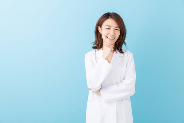 istock asian woman in a white coat 1193625029