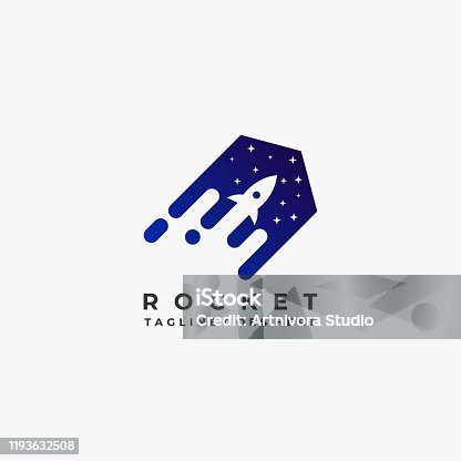 istock Rocket Speed Illustration Vector Template 1193632508