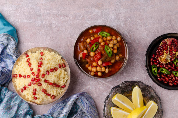 istock Stewed vegetables with chickpeas and couscous 1193633266